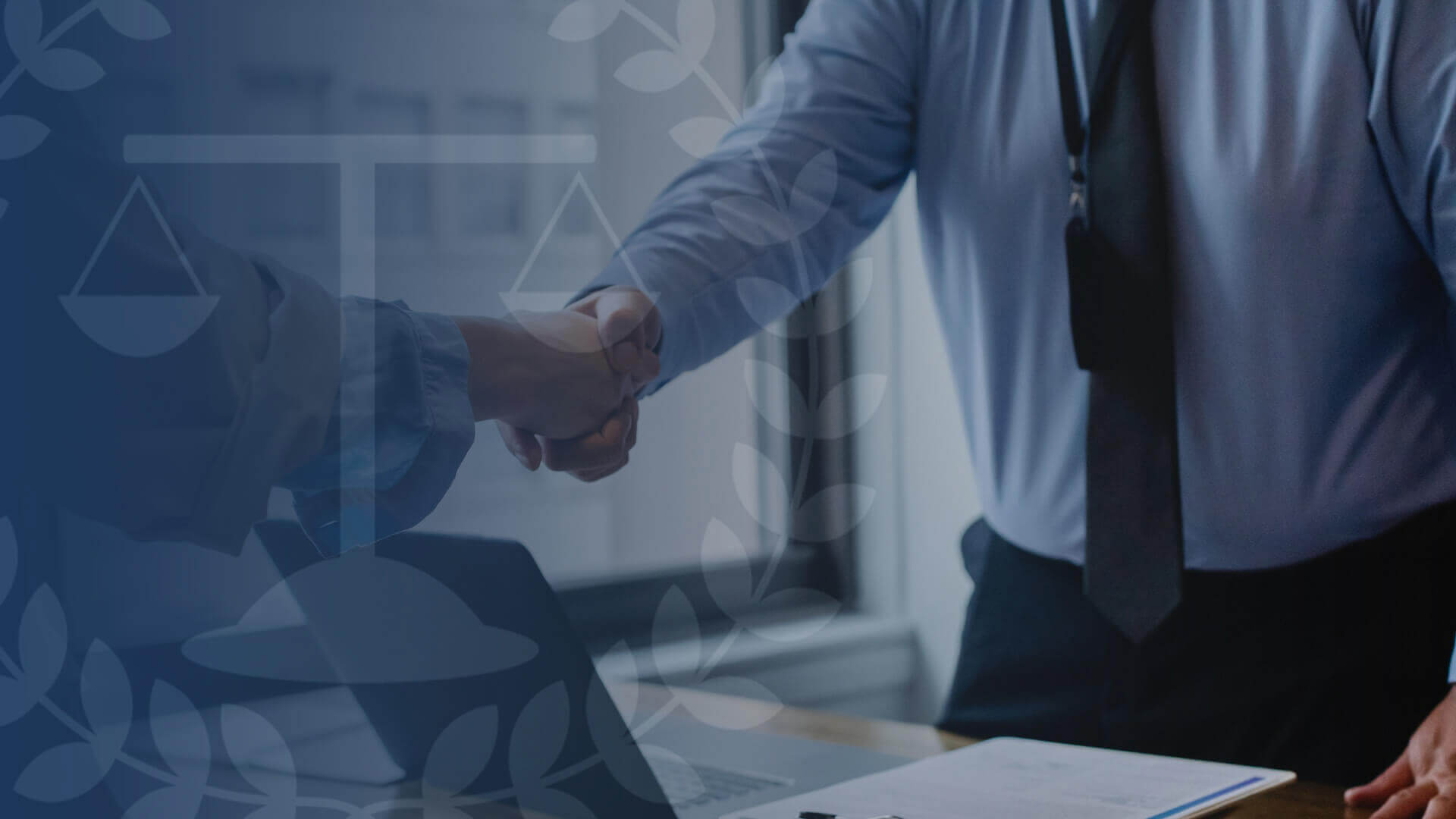 Diverse group of people looking down and smiling